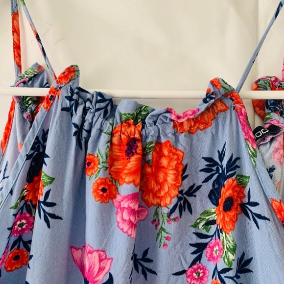 Boohoo Floral High Neck Lace Maxi Dress W/Slit - Picture 3 of 8